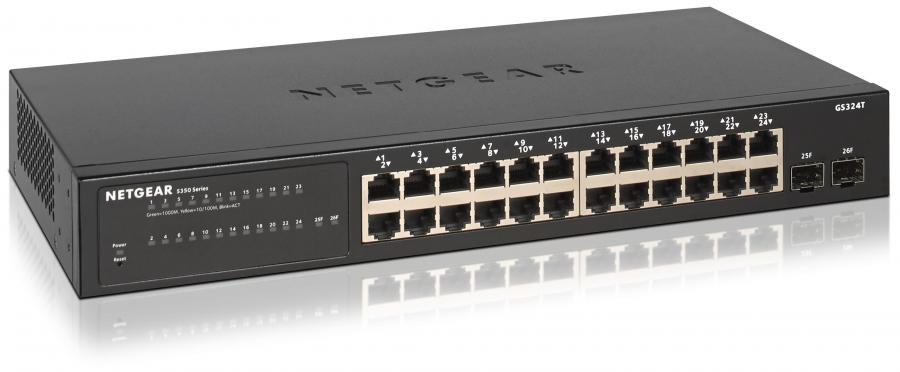 S350 Series 24-port Gigabit Smart Managed Pro Switch with 2 x SFP Ports