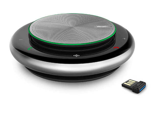 [6938818305502] 6938818305502 Yealink CP900 Portable Speakerphone Microsoft Teams USB/Bluetooth, High-Quality Audio, Includes BT50 Bluetooth Dongle ( Dongle in Hand Strap )