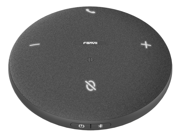 [6937295603545] Fanvil CS30 Bluetooth/NFC/USB Speakerphone, 4 Omni-Directional Microphones, HD Audio Quality With Intelligent Noise Reduction, 8h Talk Time