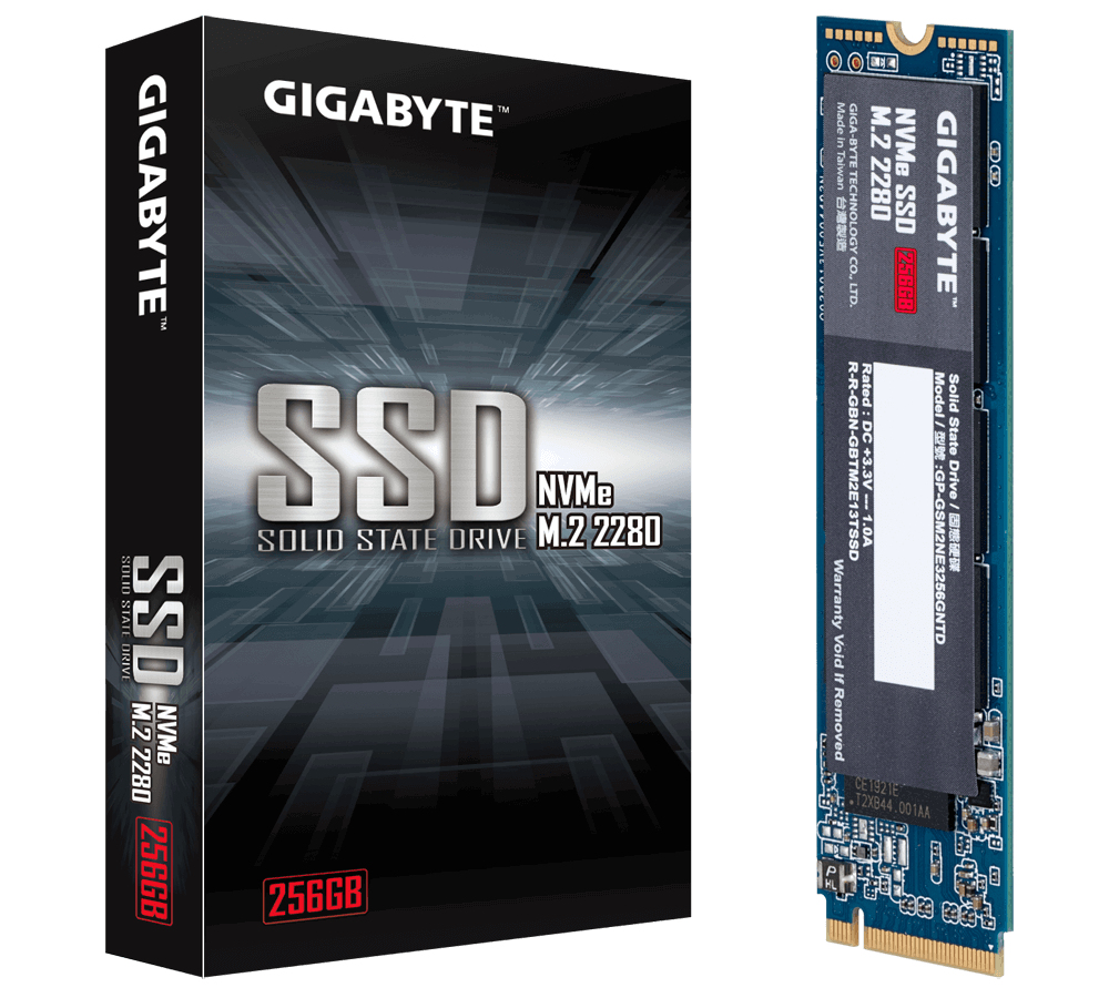 [4719331806873] 4719331806873 GIGABYTE NVMe SSD GP-GSM2NE3256GNTD M2 256  (LS)