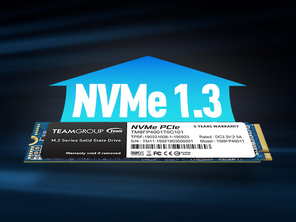 TEAM SSD M.2 NVME (MP34) 1TB Read&Write Speed3400MB/s2900MB/s