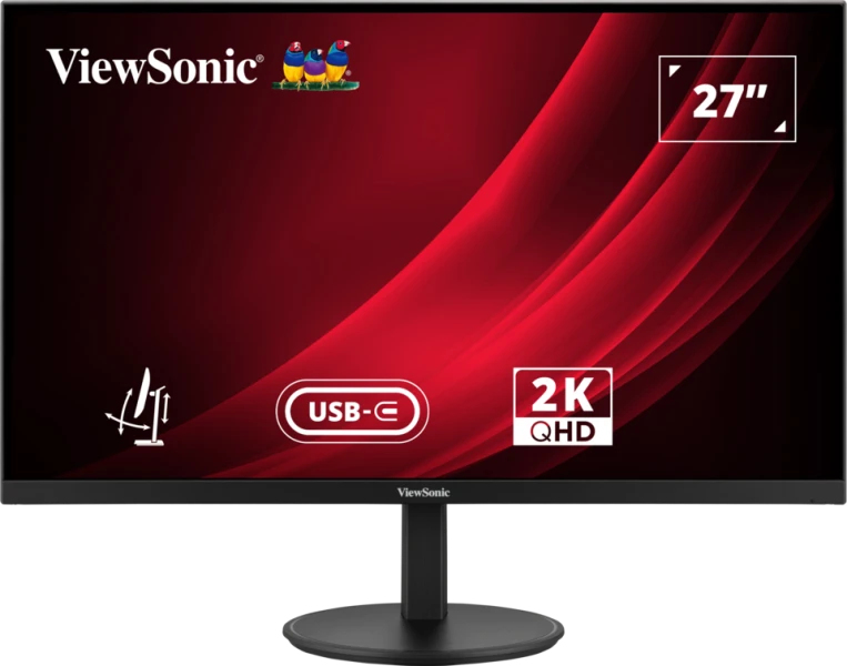 [VG2708U-2K] VG2708U-2K ViewSonic 27" VG 2K SuperClear IPS, USB-C Hub, DP, Height Adjust, 3y Advance Replacement, Business Pro Monitor