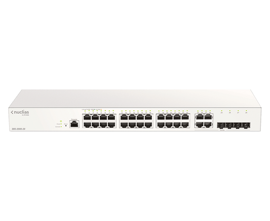 28-Ports 24 PoE + 4-Ports Combo SFP Switch, 193W