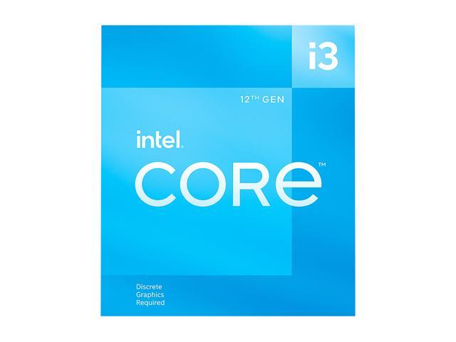 Intel 12th Gen Core i3-12100F 4 Cores 8 Threads 4.3 GHz Processor BX8071512100F