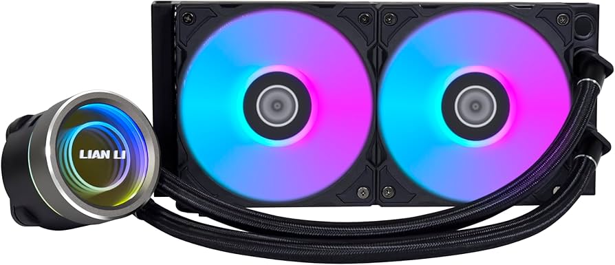 Lian Li Galahad II TRINITY 240 Closed Loop ARGB AIO LIQUID CPU Cooler - Black