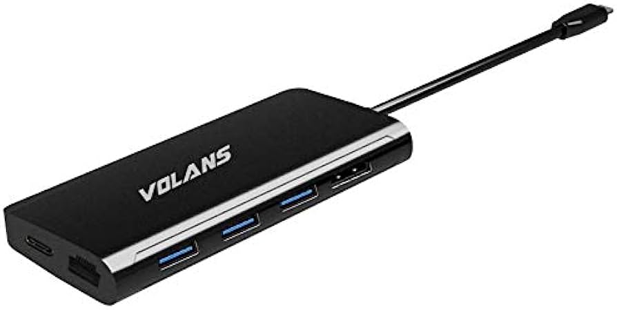 VL-UCH3CLR Aluminium 3-Port USB3.0 Hub HDMI2.0 Multiport Adapter card reader
