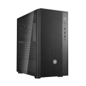 SilverStone SST-FAR1B-G-V2 FARA R1 V2 Tempered Glass Mid Tower ATX Case - Black