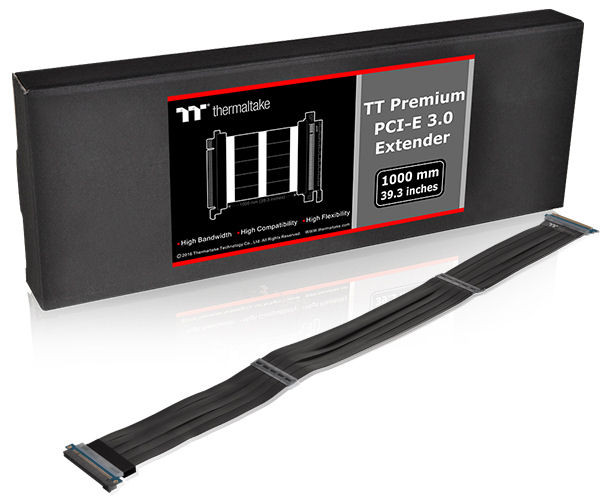 Thermaltake Premium PCI-E 3.0 x16 Riser Cable 1m