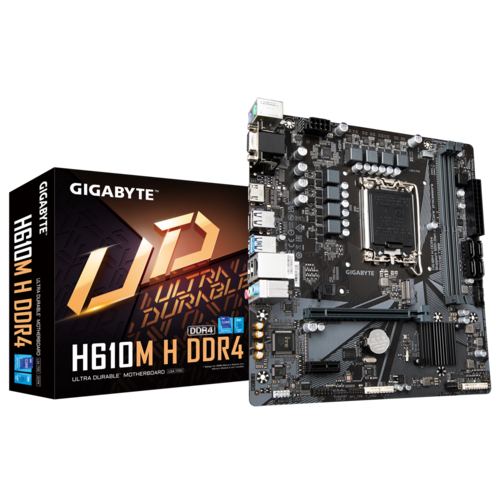 [GA-H610M-H-DDR4] GA-H610M-H-DDR4 H610M H DDR4 Micro ATX LGA1700 Motherboard