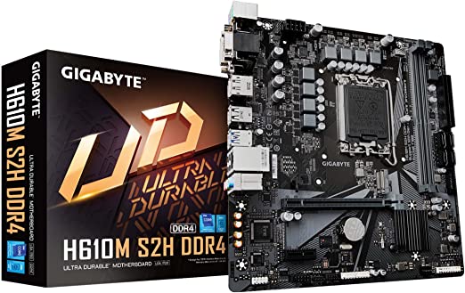 GA-H610M-S2H H610M S2H DDR4 Micro ATX LGA1700 Motherboard -DDR4