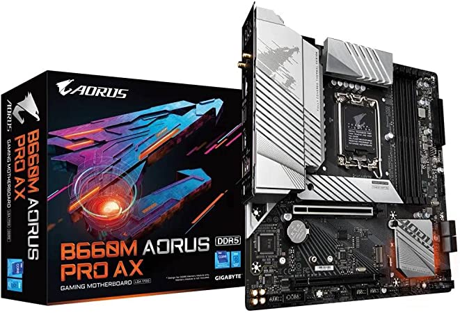 GA-B660M-AORUS B660M AORUS PRO DDR4 Micro ATX LGA1700 Motherboard -PRO-DDR4