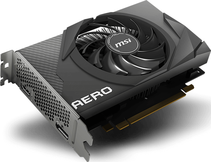 [RX 6400 AERO ITX 4G] Radeon RX 6400 AERO ITX 4G Video Card