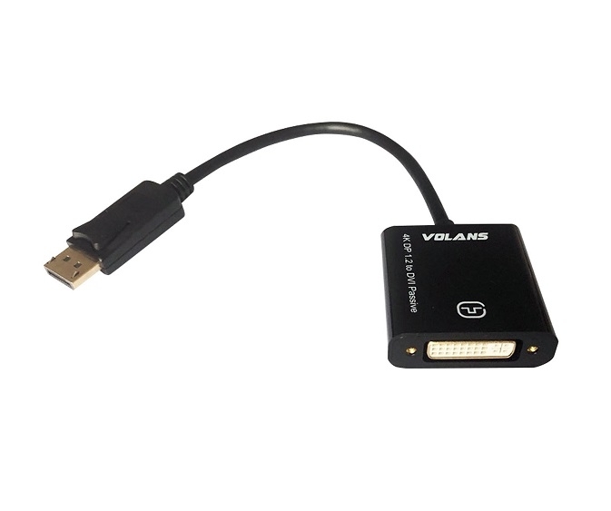 [VL-PDPDV] Passive DisplayPort to DVI Converter (4K)