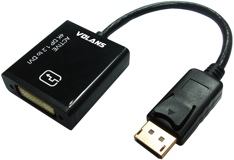[VL-ADPDV] ACTIVE DP to DVI Converter with 4K Support VL-ADPDV