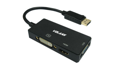 VL-DPHDV-4K DisplayPort to HDMI (4K) / DVI / VGA Converter 