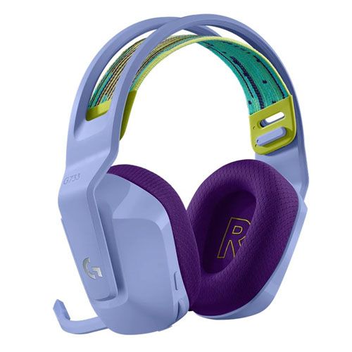 981-000893 G733 LIGHTSPEED Wireless RGB Gaming Headset - Lilac
