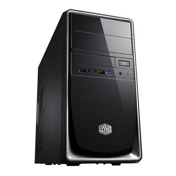RC-344-SKR500 Elite 344 Silver Black Case with 500W PSU -N2