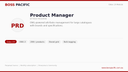 BOSS Pacific Product Manager (prodman)