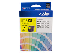 COB-LC135XLY Brother LC-135XLY Yellow Ink Cartridge- MFC-J6520DW/J6720DW/J6920DW and DCP-J4110DW/MFC-J4410DW/J4510DW/J4710DW -  1200 pages