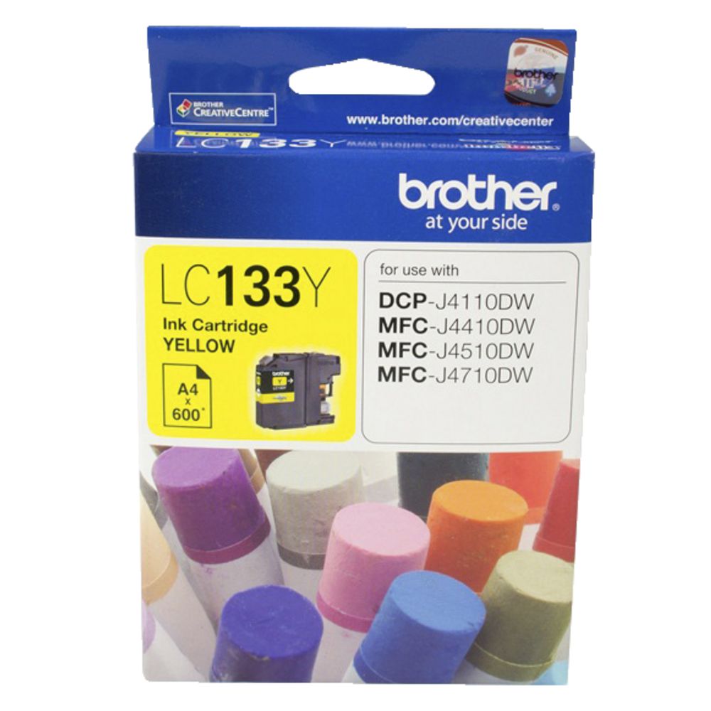 COB-LC133Y Brother LC-133Y Yellow Ink-MFC-J6520DW/J6720DW/J6920DW and DCP-J4110DW/MFC-J4410DW/J4510DW/J4710DW and DCP-J152W/J172W/J552DW/J752DW/MFC-J245/etc.