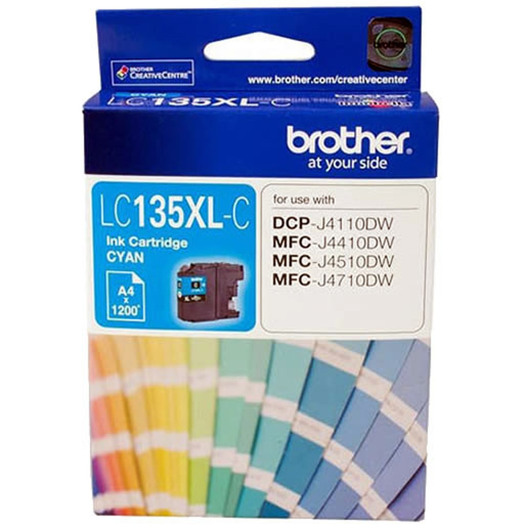COB-LC135XLC Brother LC-135XLC Cyan Ink Cartridge- MFC-J6520DW/J6720DW/J6920DW and DCP-J4110DW/MFC-J4410DW/J4510DW/J4710DW - up to 1200 pages