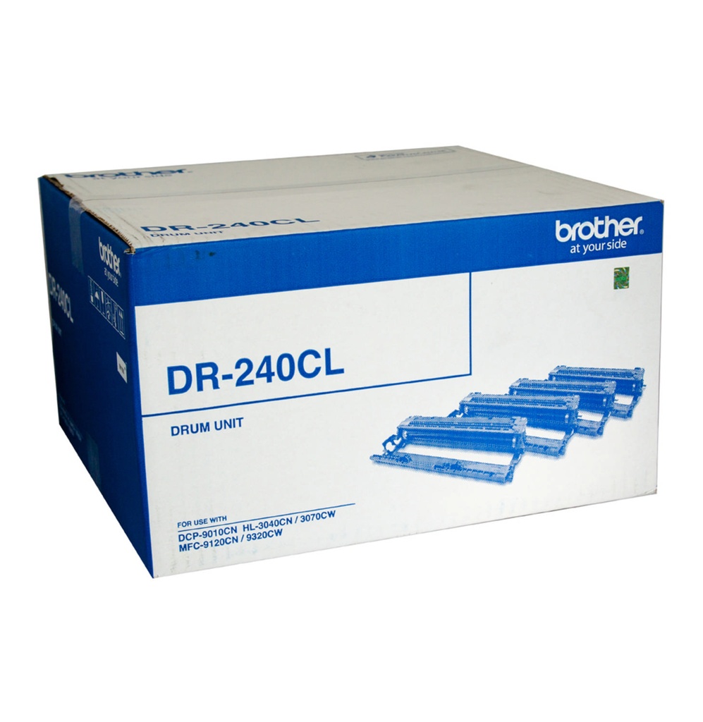 COB-DR240CL Brother DR-240CL (set of 4) Colour Laser Drum- HL-3040CN/3045CN/3070CW/3075CW, DCP-9010CN, MFC-9120CN/9125CN/9320CW/9325CW - up to 15,000 pages