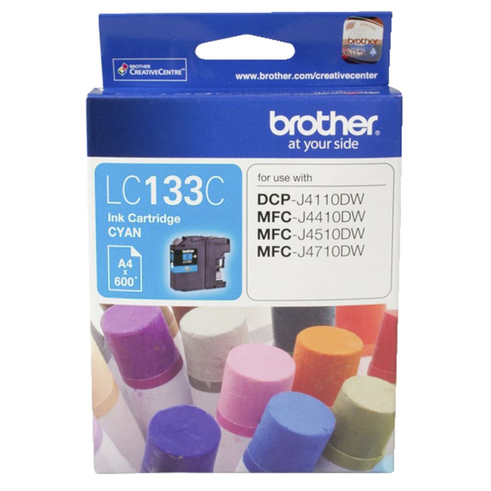 COB-LC133C Brother LC-133C Cyan Ink-600p-MFC-J6520DW/J6720DW/J6920DW and DCP-J4110DW/MFC-J4410DW/J4510DW etc.