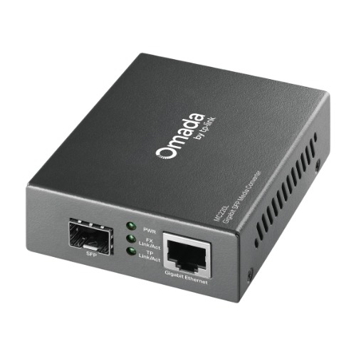 NWTL-MC220L TP-Link MC220L Gigabit Single & Multi-Mode SFP Media Converter - IEEE 802.3ab/802.3z, 0.55km Multi-mode, 10km Single-Mode