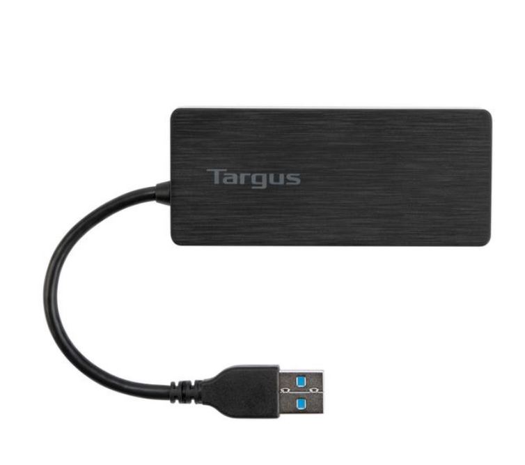 UST-ACH124US Targus 4 Port Smart USB 3.0 Hub Self-Powered with 10 Times Faster Transfer Speed Than USB 2.0