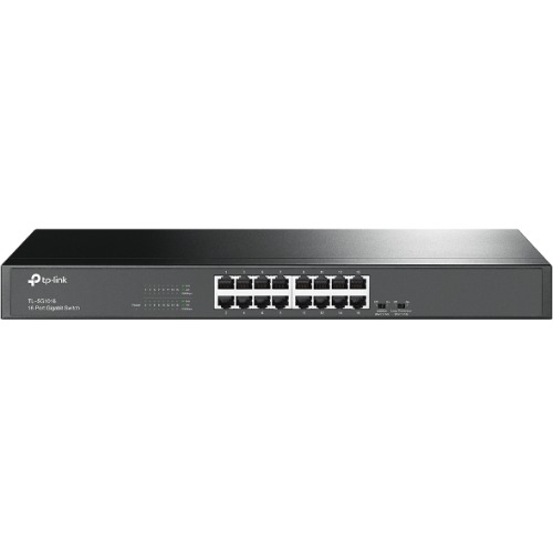[NWTL-TL-SG1016] NWTL-TL-SG1016 TP-Link TL-SG1016 16-Port Gigabit Rackmount Unmanaged Switch Energy-efficient Supports MAC 19-inch Rack-mountable Steel Case 32Gbps Switching Capacity