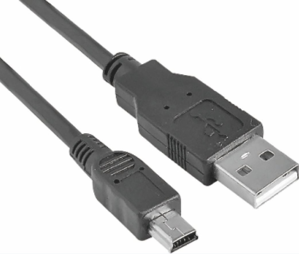CBAT-USB-A-MINI-0.3M Astrotek USB 2.0 Cable 30cm - Type A Male to Mini B 5 pins Male Black Colour RoHS