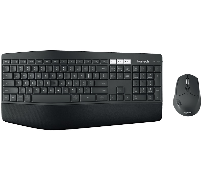 KBLT-MK850 (LS)Logitech MK850 Wireless Desktop Keyboard Mouse Combo 3 year battery Incurve keys Low profile Cushioned palm rest ~920-002510 KBLT-MK710 KBLT-MX800