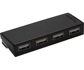 UST-ACH114AU Targus 4-Port USB Hub Black -  Compatible with PC and MAC