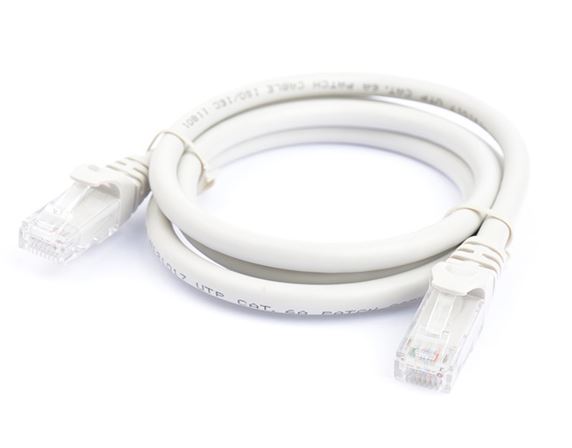 CB8W-PL6-1GRY 8Ware CAT6 Cable 1m - Grey Premium RJ45 Ethernet Network LAN UTP Patch Cord 26AWG CU Jacket