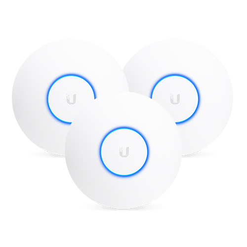 NHU-UAP-NANOHD-3 Ubiquiti NanoHD Unifi Compact 802.11ac Wave2 MU-MIMO Enterprise Access Point, 3-Pack *PoE injector is not included, Upgrade from AC-PRO