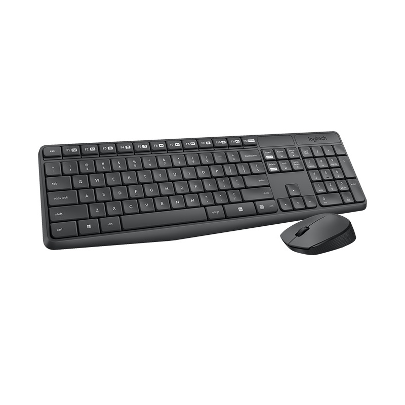 [KBLT-MK235] KBLT-MK235 Logitech MK235 Wireless Keyboard and Mouse Combo 2.4GHz Wireless Compact Long Battery Life 8 Shortcut keys