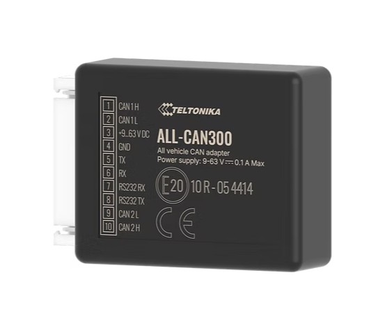 NHT-ALL-CAN300 Teltonika Telematics CAN adapter for reading CAN bus data from any vehicle and any kind of transport