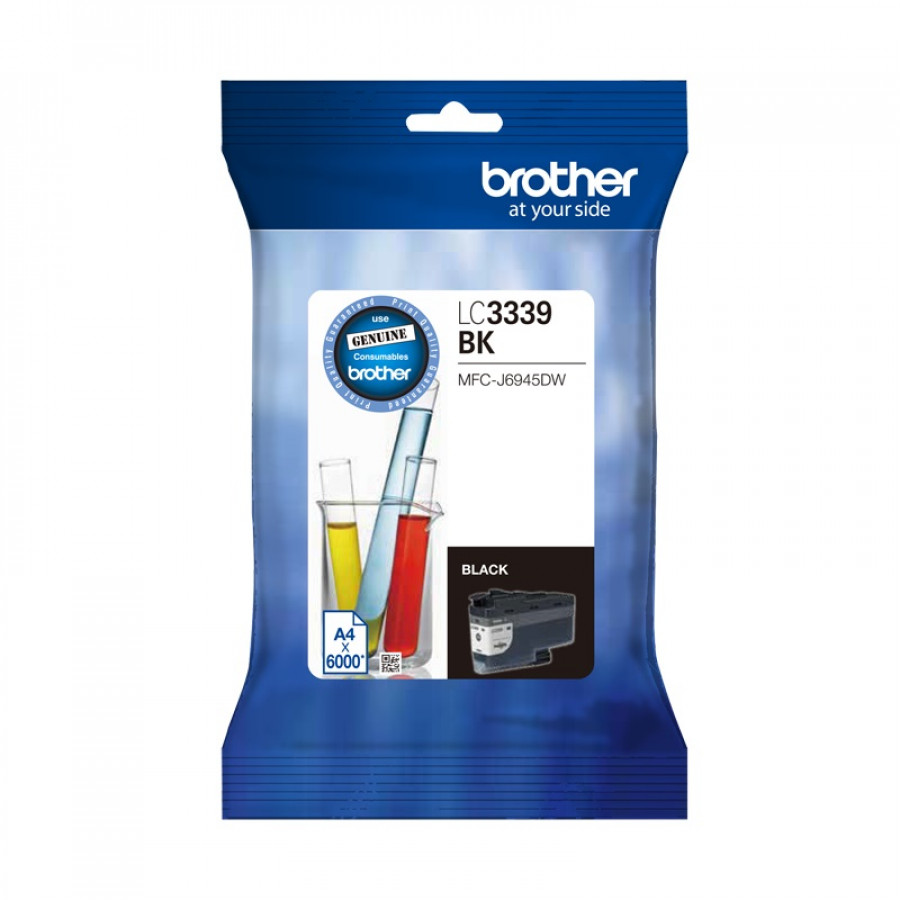 COB-LC3339XLBK Brother LC-3339XLBK Black Super High Yield Ink Cartridge to Suit MFC-J5845DW, MFC-J5945DW, MFC-J6545DW, MFC-J6945DW, upto 6000 Pages