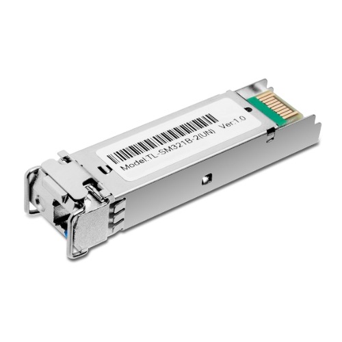 NWTL-SM321B-2 TP-Link 1000Base-BX WDM Bi-Directional SFP Module (TL-SM321B-2) TX: 1310nm, RX: 1550nm, Up To 2KM Transmission Distance, LC Simplex