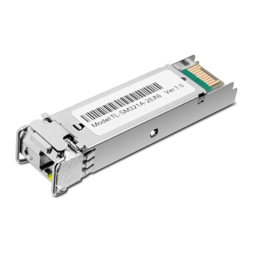 NWTL-SM321A-2 TP-Link 1000Base-BX WDM Bi-Directional SFP Module (TL-SM321A-2) TX: 1550nm, RX: 1310nm, Up to 2KM Transmission Distance, LC Simplex