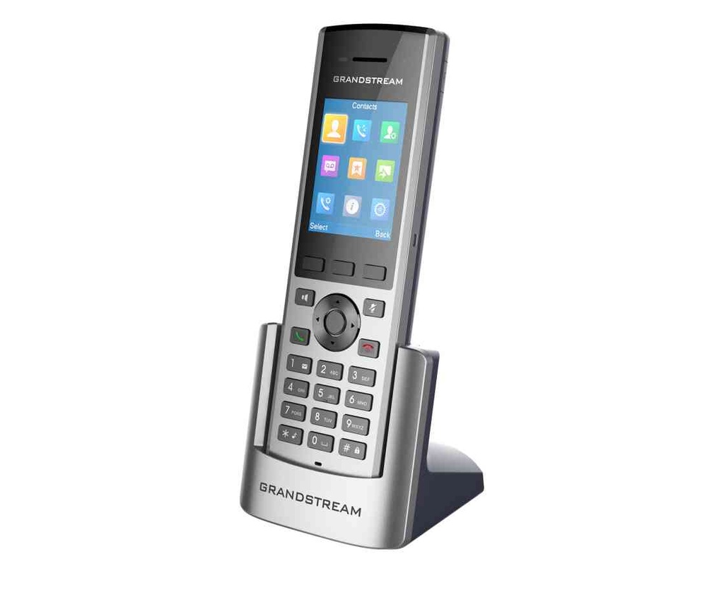 IPG-DP730 Grandstream DP730 Cordless High-Tier DECT Handset, 240x320 Colour LCD, 3 Programmable Soft Keys, 40hrs Talk Time & 500hrs Standby Time