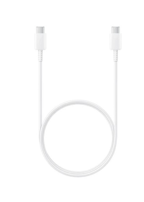 MPASG100WUSBCCBL Samsung 60W USB-C to USB-C (2.0) Cable (1M) - White(EP-DA705BWEGWW), Versatile Compatibility, 6 Months Warrranty
