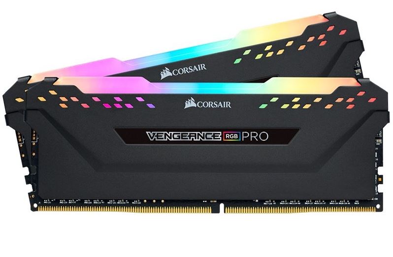 MECMD4VRGBP2X16G36H Corsair Vengeance RGB PRO SL 32GB (2x16GB) DDR4 3600Mhz C18 Black Heatspreader Desktop Gaming Memory