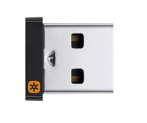 MILT-USBRECEIVER-V2 Logitech USB Unifying Receiver Connects Wireless Keyboard Mouse Multiple 6 Devices to Your Computer 10m Range Tiny Size  910-005934/910-005933