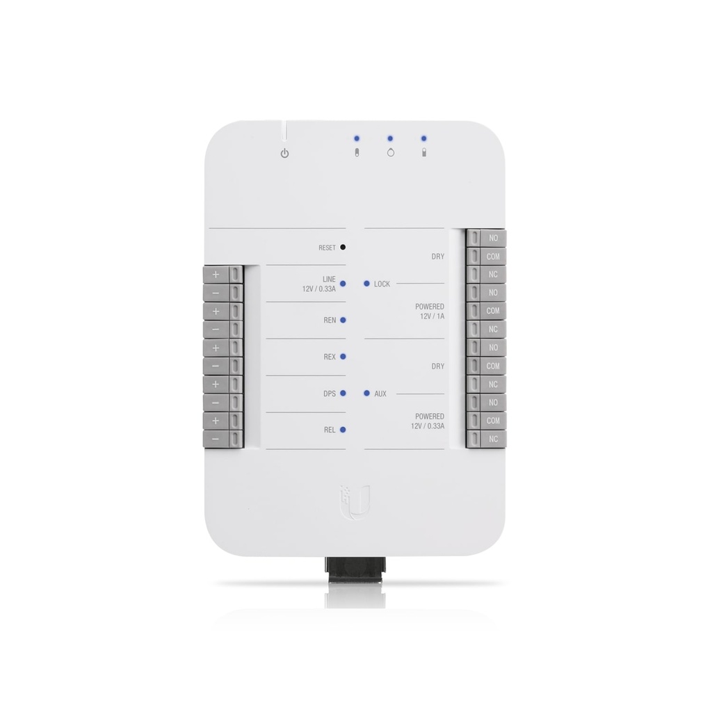 NHU-UA-HUB Ubiquiti UniFi Access Door HubSingle Door Entry MechanismPoE Power,Support UA-LITE& UA-PRO,Four Inputs &12v Dry Relays for Most Door Lock