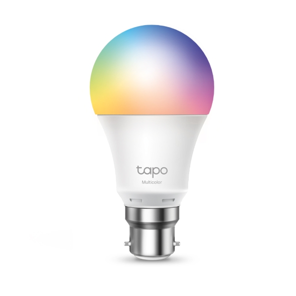 HETL-TCL530B TP-Link Tapo L530B Smart Wi-Fi Light Bulb, Bayonet Fitting, Multicolour (B22 / E27), No Hub Required, Voice Control, Schedule & Timer,