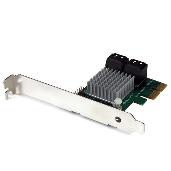 SST-PEXSAT34RH Startech 4 Port PCI Express 2.0 SATA III 6Gbps RAID Controller Card with HyperDuo SSD Tiering - PCIe SATA 3 Controller Adapter