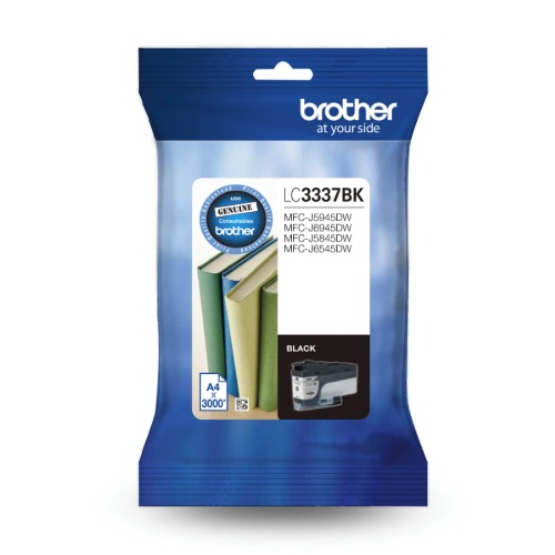 COB-LC3337BK Brother LC3337BK *NEW*BLACK INK CARTRIDGE TO SUIT MFC-J5945DW/MFC-J6945DW/MFC-J5845DW/MFC-J6545DW-UP TO 3000 PAGES