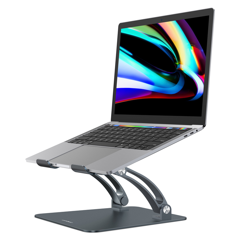OFMB-STD-S6GRY mbeat® Stage S6 Adjustable Elevated Laptop and MacBook Stand Elegant and Ergonomic Sleek and Durable Material: Aluminium Alloy