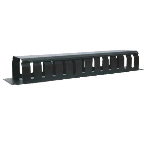 RCLDR-ACC-CABLEMT LDR 1U 19' Cable Management Rail 24 Slot Shallow (Plastic) - 1U
